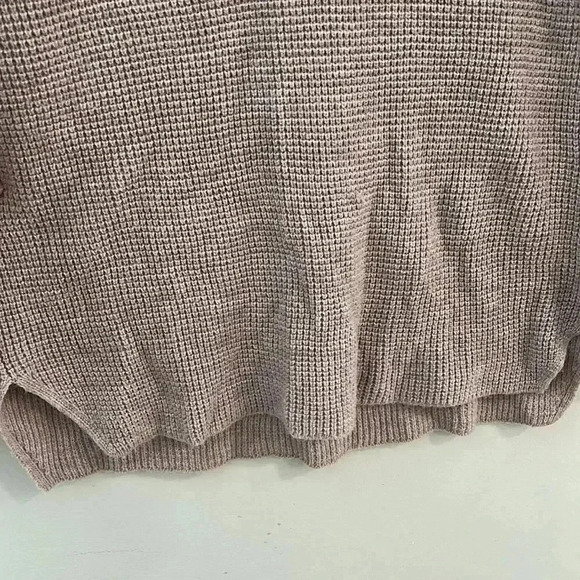 [L]Kersh Wool Rich Blend  Women Gray Brown LS V Neck Pull Over Sweater - Picture 3 of 8